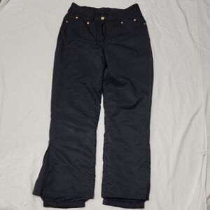 Womens Obetmyer Ski Snow Pants Black 6 Short